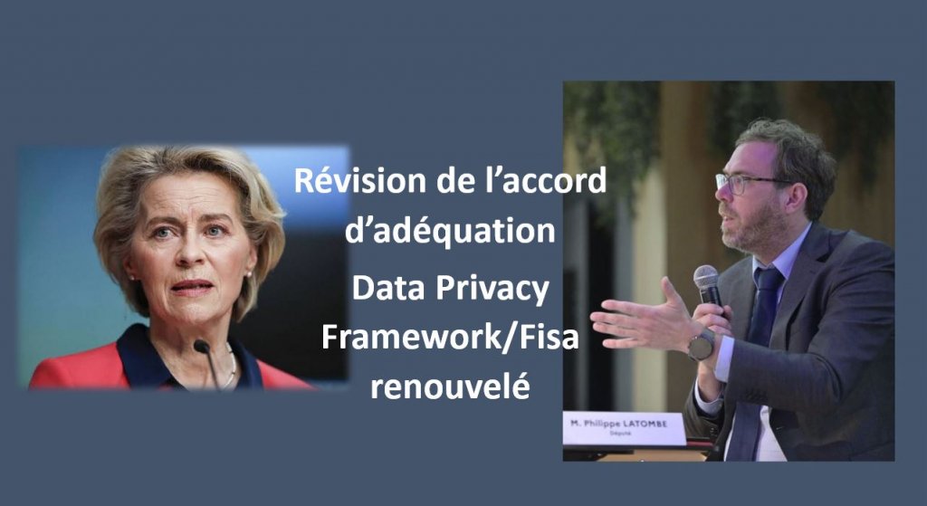 Le Député Philippe LATOMBE écrit en Recommandé AR à  Madame Ursula von der Leyen Présidente de la Commission européenne                 