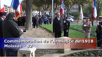 Moissac - Commémoration de l’Armistice du 11 Novembre 1918