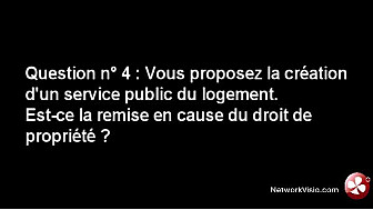 Présidentielle 2012 : la JCEF reçoit Geneviève Reimeringer, lutte ouvrière question n°4