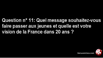 Présidentielle 2012 : la JCEF reçoit Martine Billard, front de gauche, question n°11