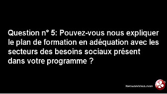 Présidentielle 2012 : la JCEF reçoit Martine Billard, front de gauche, question n°5