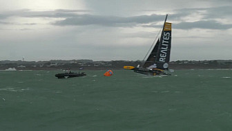 TV Locale Lorient - Transat Jacques Vabre départ de Lorient des Ocean-Fifty et des Class40