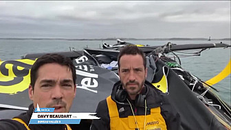 Transat Jacques Vabre 2021 : une première journée de course sans vent @TransatJV @LH_LeHavre