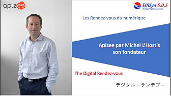 Les Rendez-vous du numérique : Apizee par Michel L'Hostis son fondateur